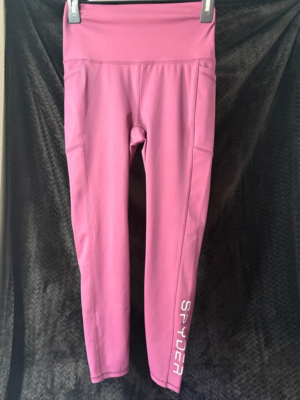 Spyder Mauve Pink Performance Leggings with Side Logo